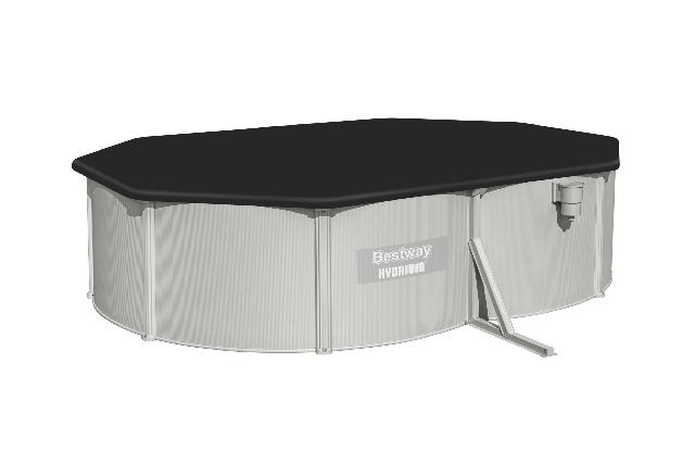 Bestway Hydrium metalen zwembad 500 x 360 x 120 cm - met zandfilterpomp en accessoires