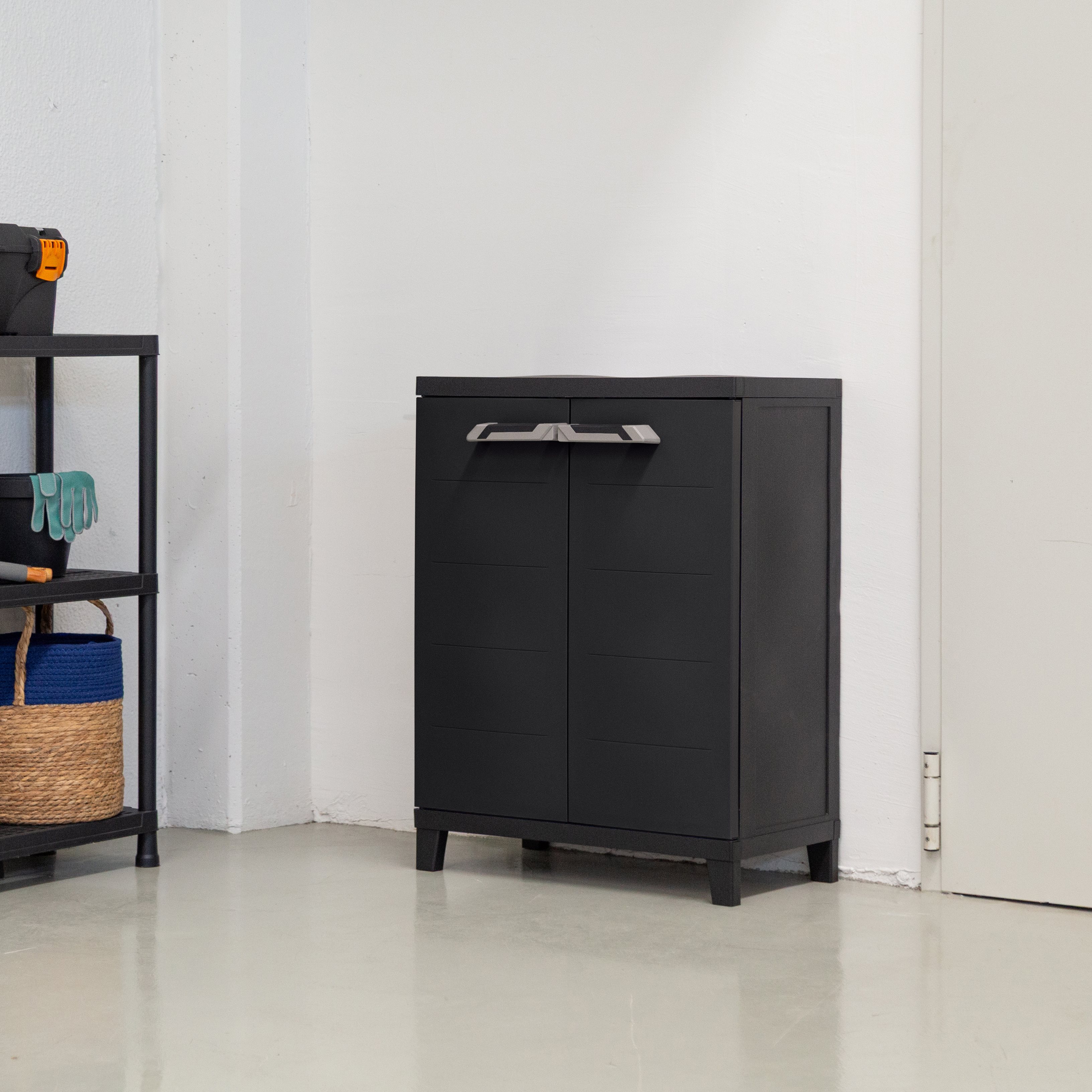 Toomax Prime opbergkast laag - Antraciet 