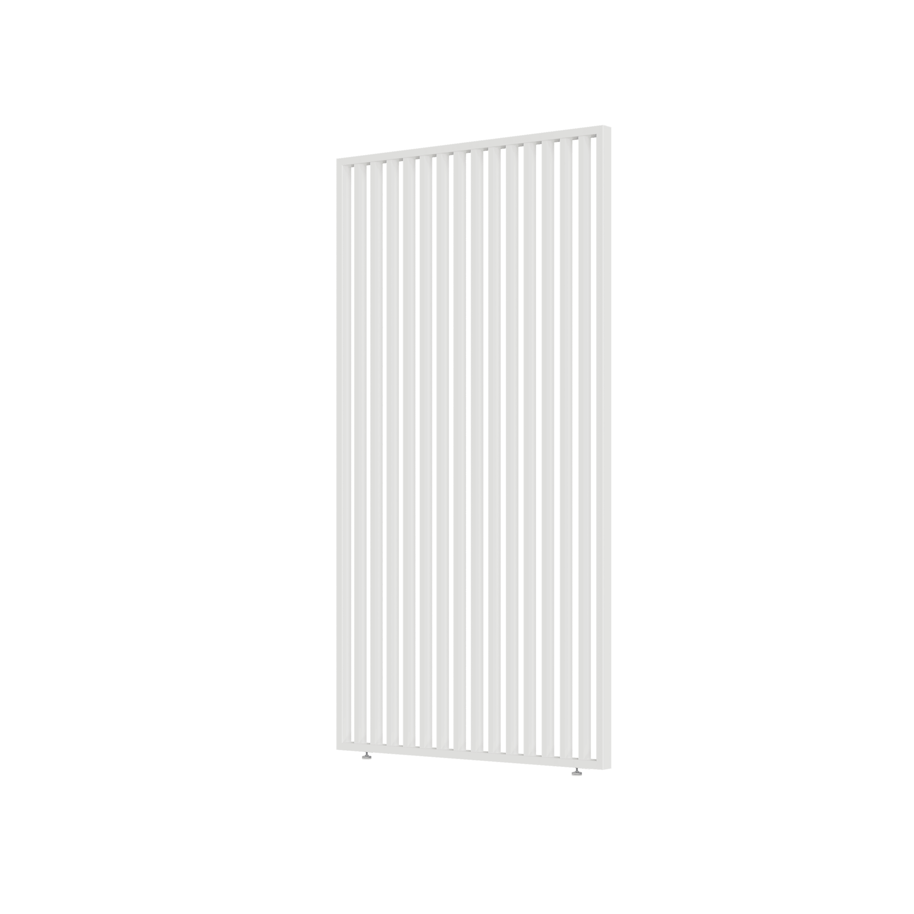 Orion shutterpaneel - Vast - Verticaal - 123 cm - Voor 4 meter zijkant - Wit